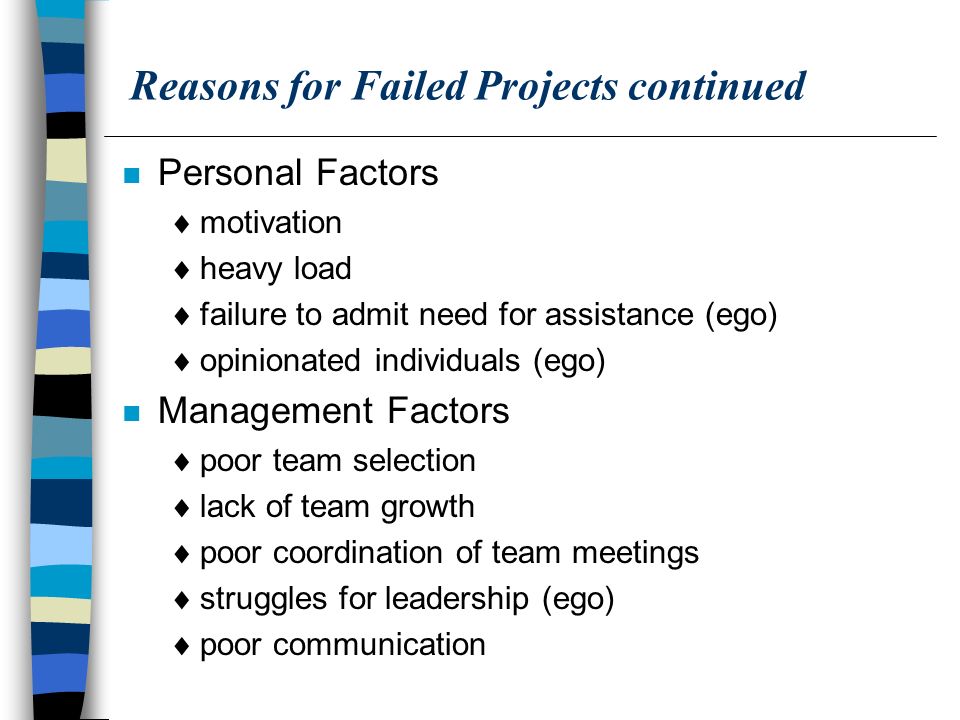 Why IT projects really fail
